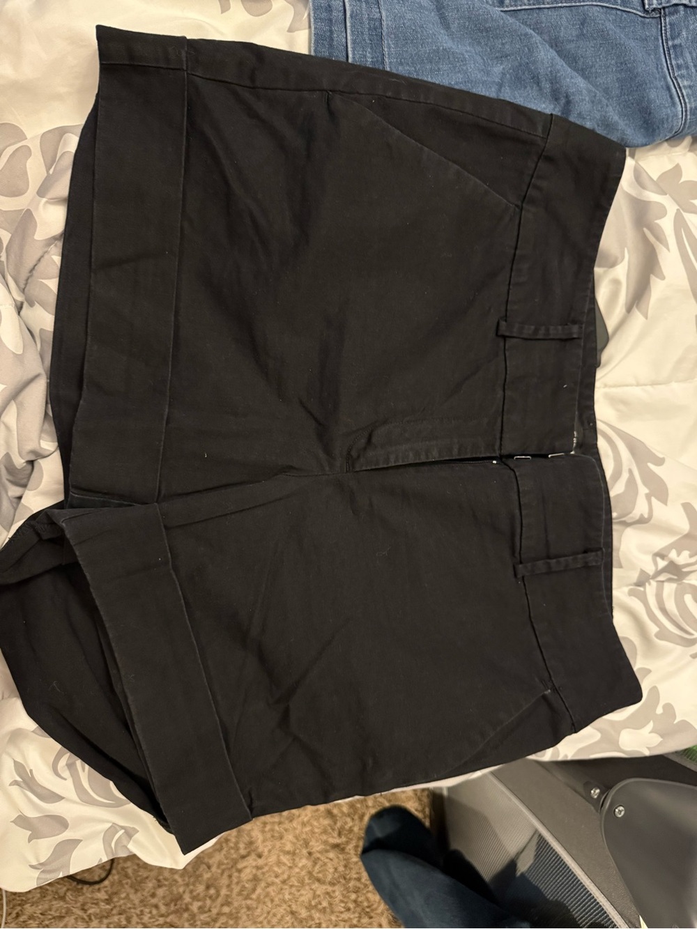 New York & Company Black Women's Chino Shorts